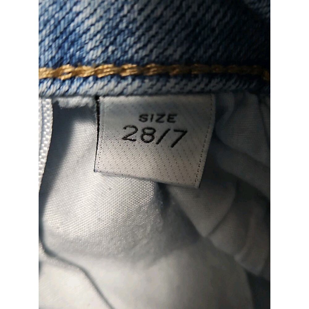 Lovervet by VERVET MID RISE CROP STRAIGHT Denim JEANS LV1179 SZ 28/7 - Picture 7 of 7